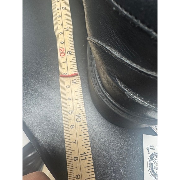 Anne Klein | Chunky Silver Chain Black Loafers Woman Size 8.5 minimal wear - Picture 9 of 9